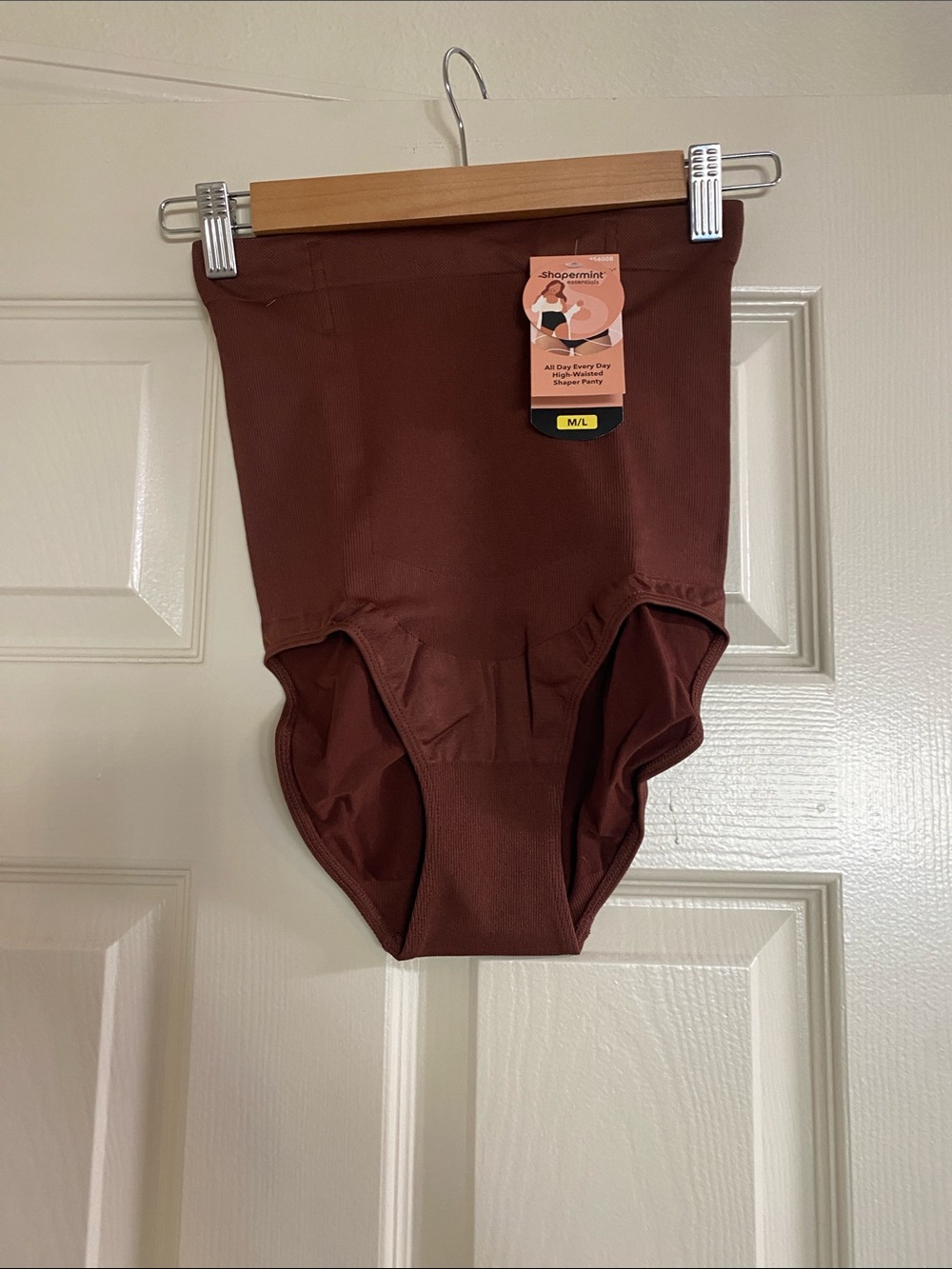 Shapermint High-Waisted Shaper Panty in Brown
